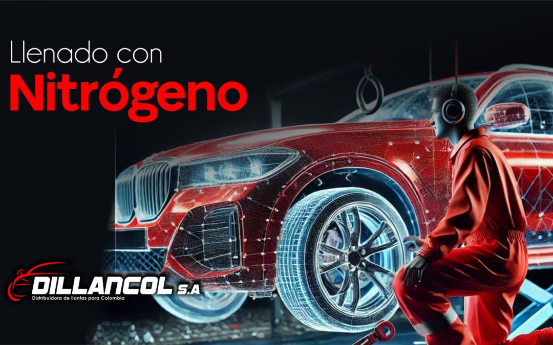Llenado de llantas con nitrógeno